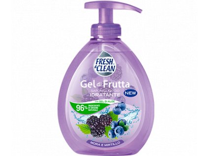 Fresh & Clean tekuté mýdlo na ruce (ostružiny a borůvky) Gel di Frutta 300ml
