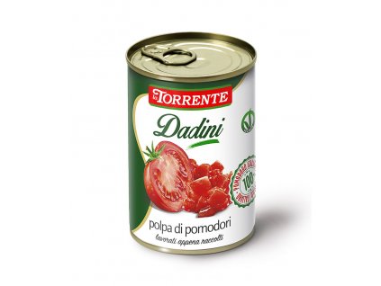 La Torrente Dadini polpa di pomodori - krájená rajčata 400g