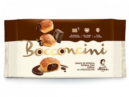Vicenzi Bocconcini čokoládovým krémem (crema al cioccolato) 100g
