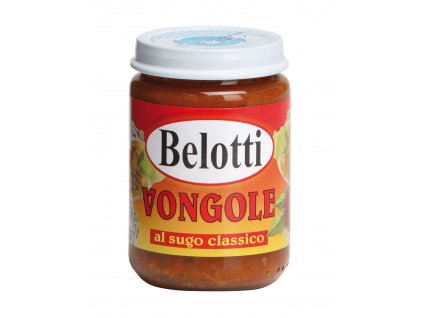 Belotti Mušle v rajčatové omáčce (Vongole Al Sugo Classico) 130g