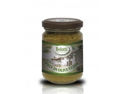 Belotti Paté ze zelených oliv (Paté di Olive Verde) 156ml