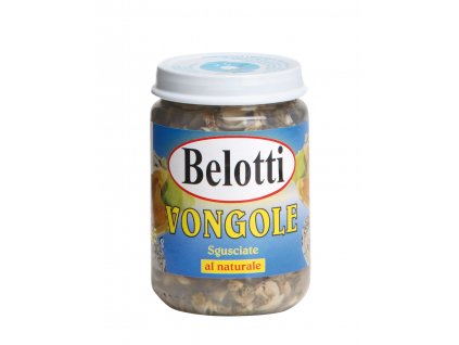 Belotti Mušle přírodní (Vongole Al Naturale) 130g