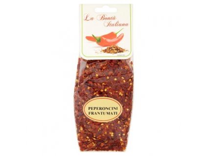 La Bonta Italiana Peperoncini Frantumati - drcené chilli papričky 100g