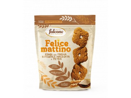 Falcone Celozrnné sušenky Felice mattino, s třtinovým cukrem 500g