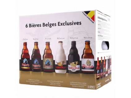 Exclusive Belgian Ales dárkový set 6x0,33l