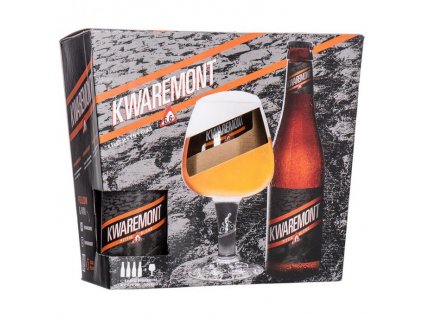 Kwaremont dárkový set 4x0,33l + sklenice 16°, alc 6,6%