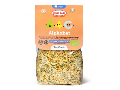 Dalla Costa Bio dětské těstoviny abeceda (alphabet) 200g