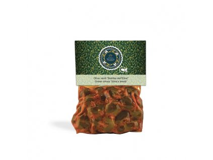 Antica Sicilia olivy s paprikovým krémem (Olive Bomba dell'Etna) 350g