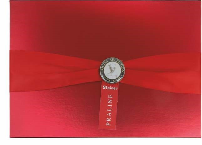 Stainer bonboniera červená (pralines red box) 150g