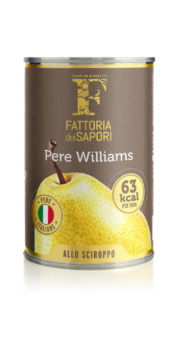 Fattoria dei Sapori kompotované hrušky (Pere Williams) 420g