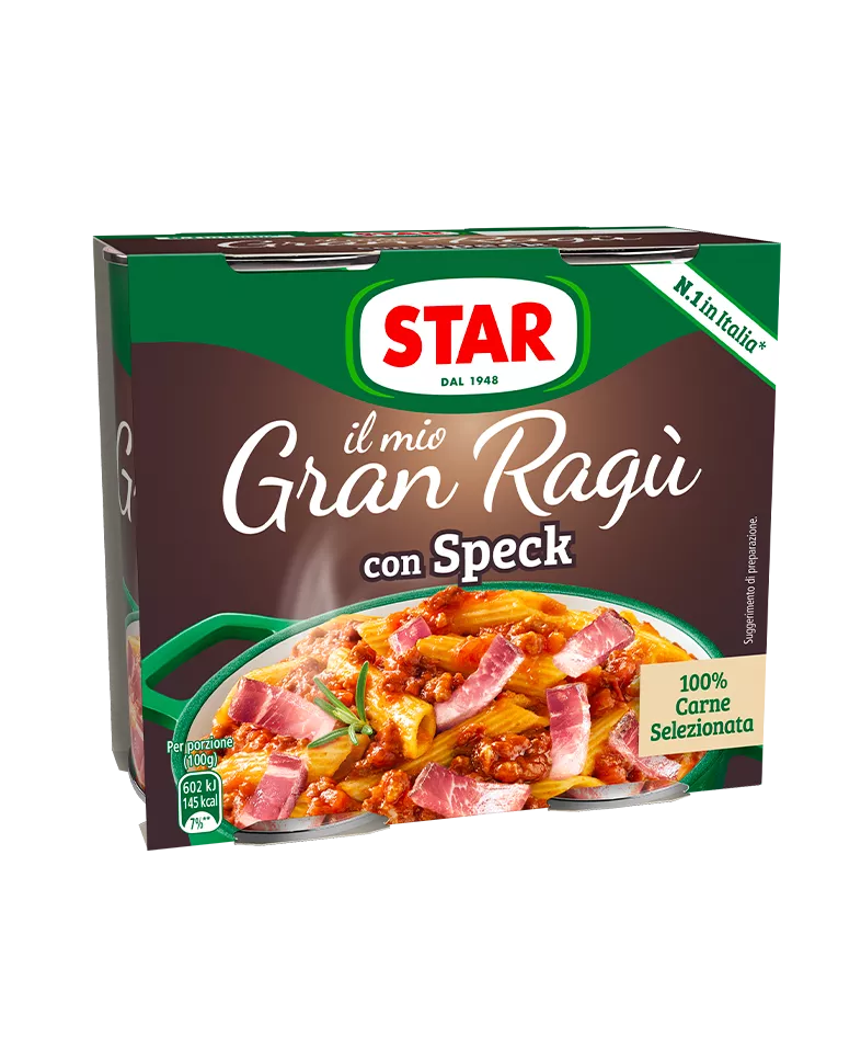 Star Gran Ragú se špekem (Speck) 2x180g