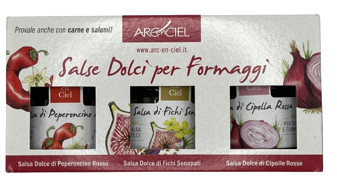 Arc En Ciel ArcEnCiel Omáčky k sýrům (Salse Dolci per Formaggi 3x40g) 120g