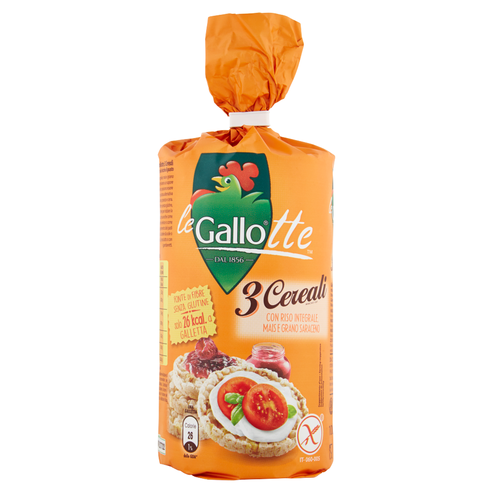Gallo Gallotte Chlebíčky 3 Cereali 100g