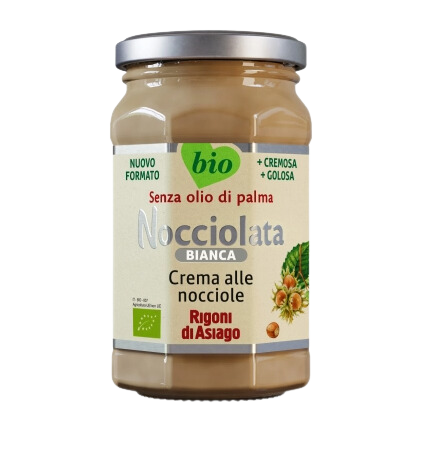 Rigoni di Asiago Rigoni Krém bílý z lískových oříšků (crema bianca alle nocciole) BIO 250g