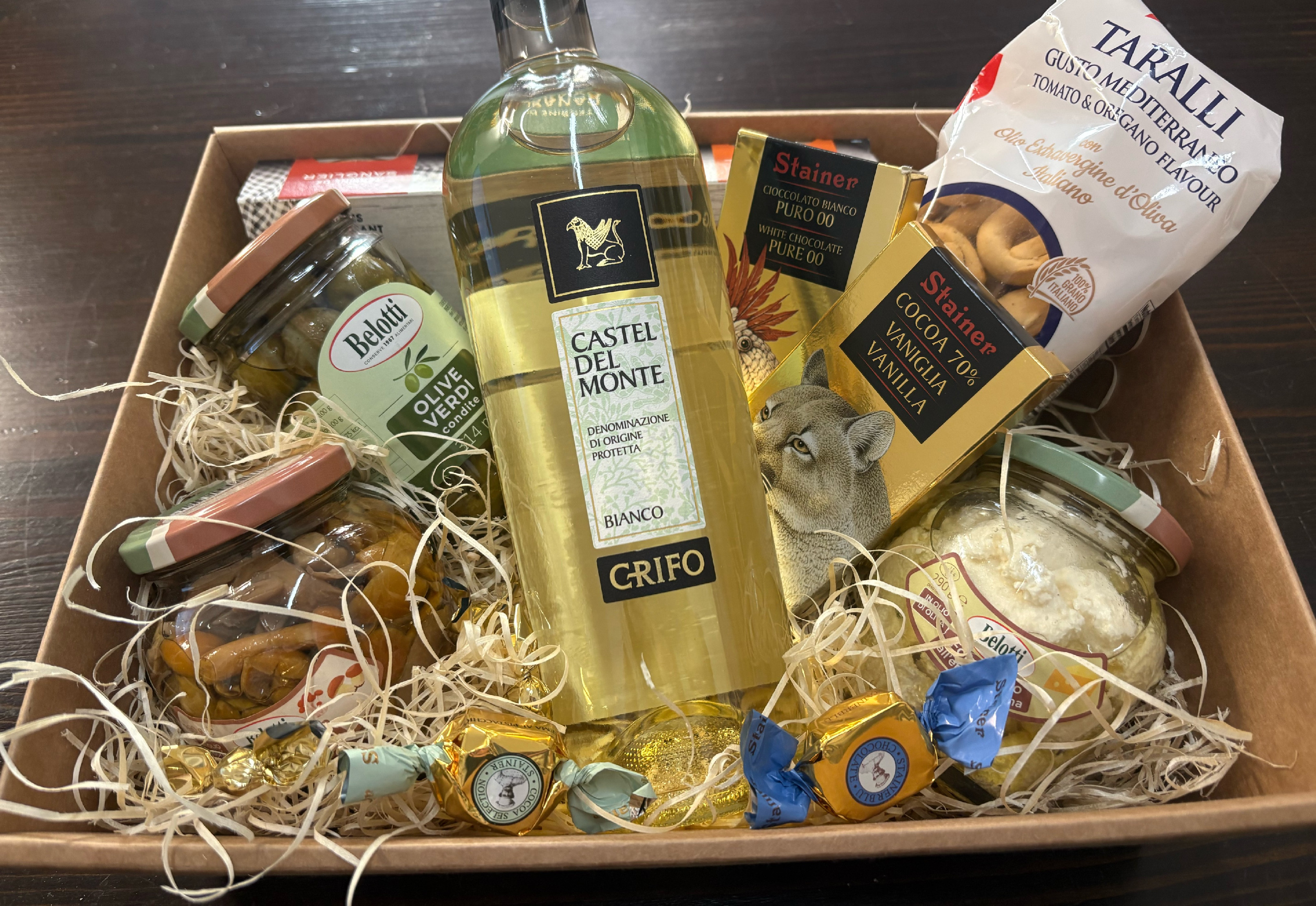 ItalyShop Dárková krabička s bílým vínem