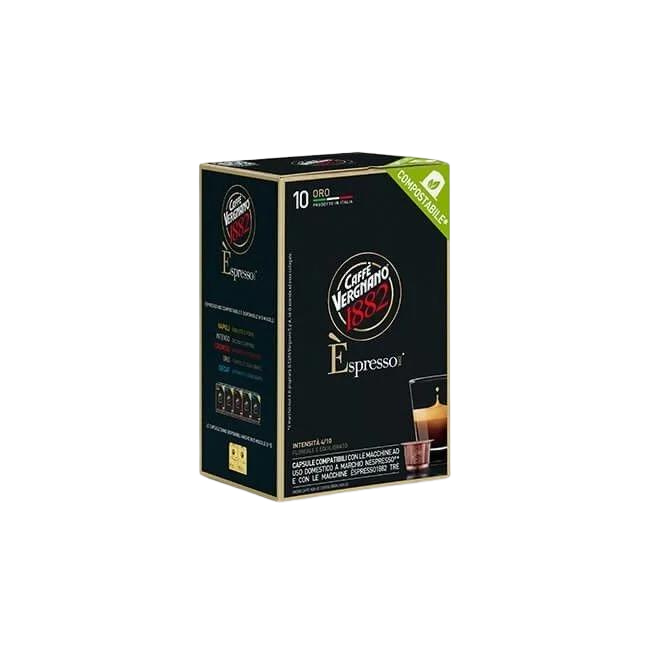 Vergnano kapsle Nespresso espresso 1882 ORO 10ks