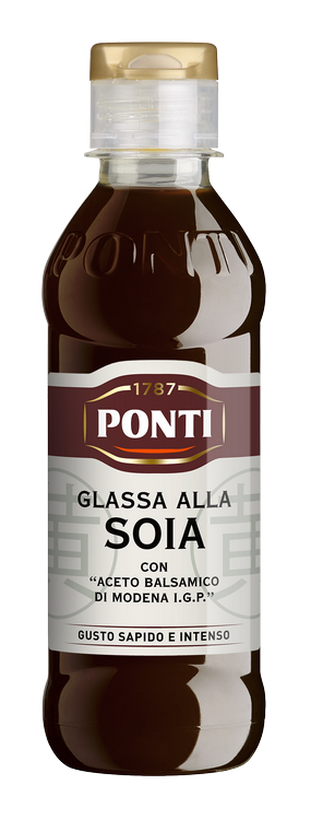 Ponti Balzamikové glazé sojové (Salsa Soia al Aceto Balsamico di Modena) 240g