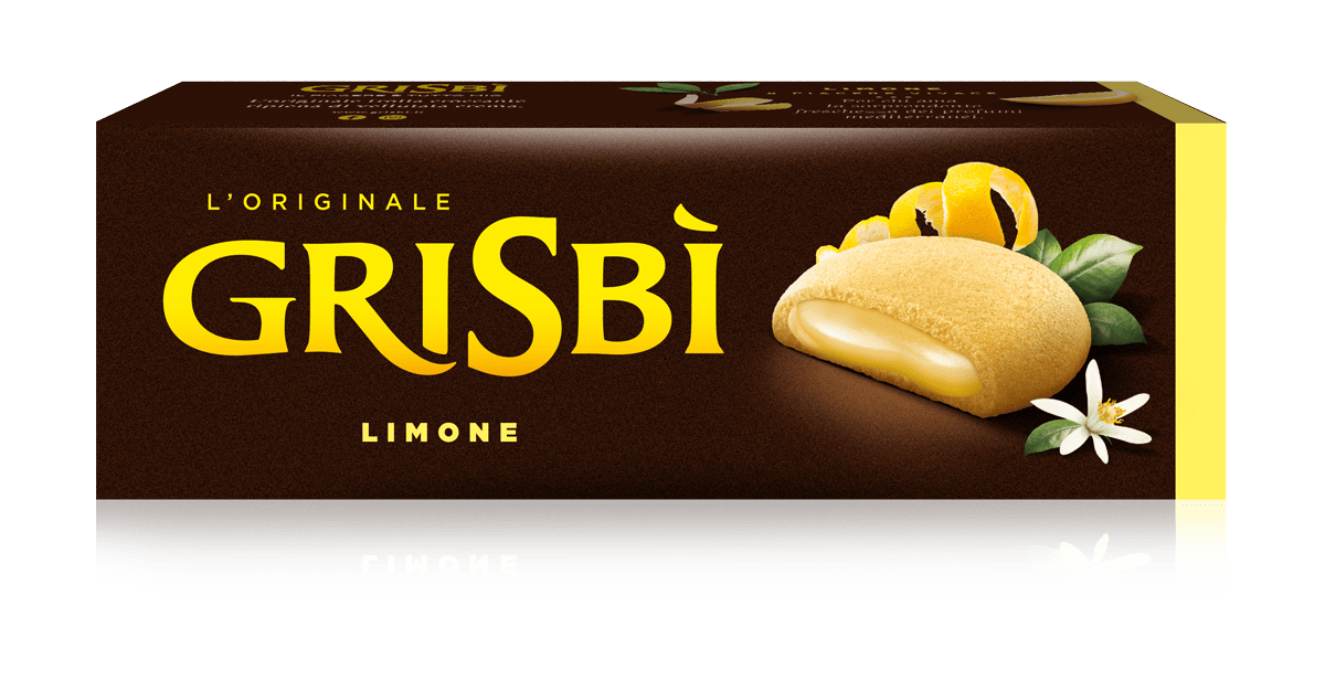 Grisbì Grisbi sušenky plněné citronovým krémem (Limone) 135g