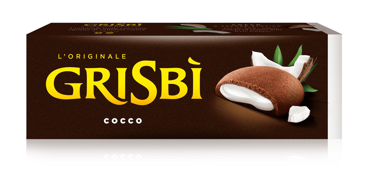 Grisbì Grisbi sušenky plněné kokosovým krémem (Cocco) 135g