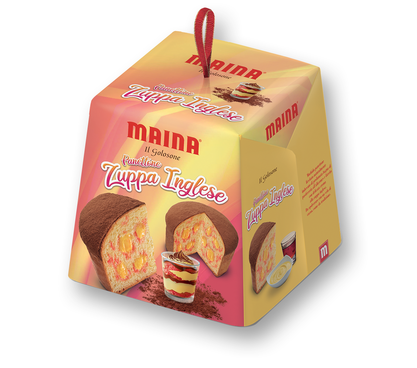 Maina Panettone se smetanovým krémem a jemnou whisky (Zuppa inglese) 750g