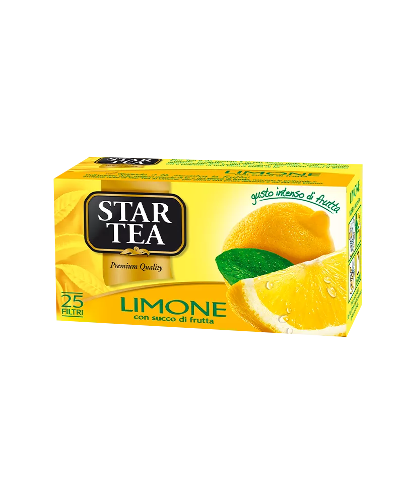 Star Tea čaj černý s citronem (Tea Limone) 25 sáčků 40g