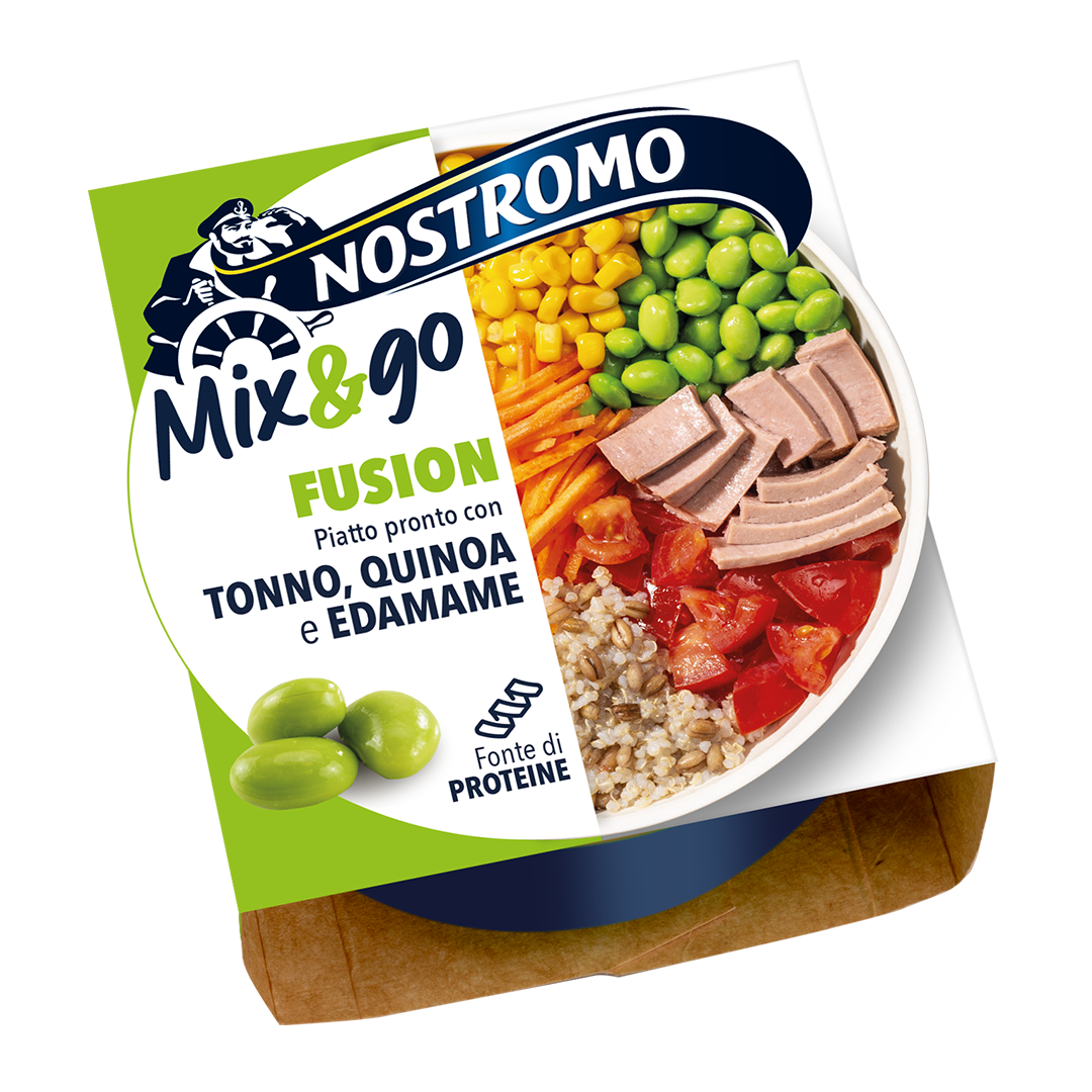 Nostromo Mix&go Fusion (tuňák, quinoa, edamame) 190g