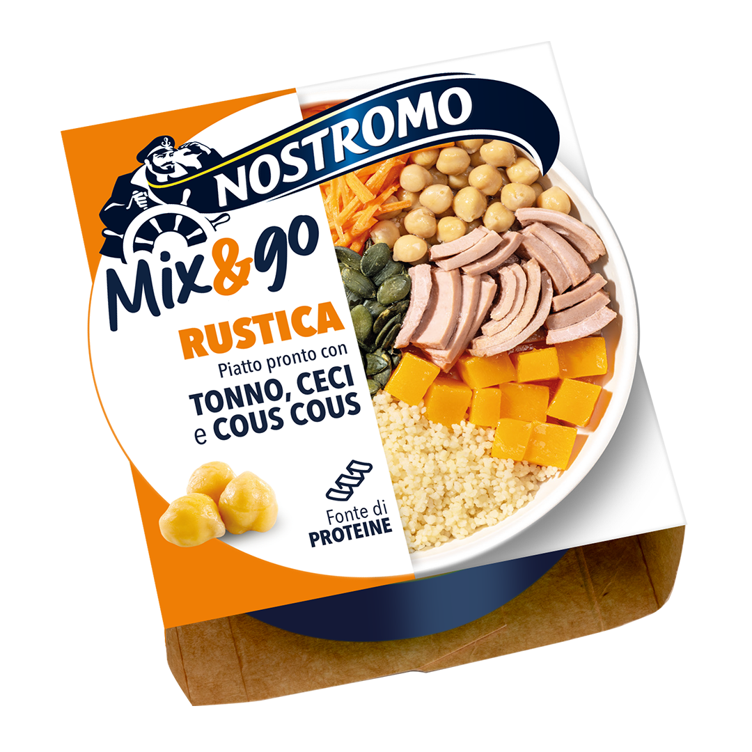 Nostromo Mix&go Rustica (tuňák, cizrna, cous cous) 190g