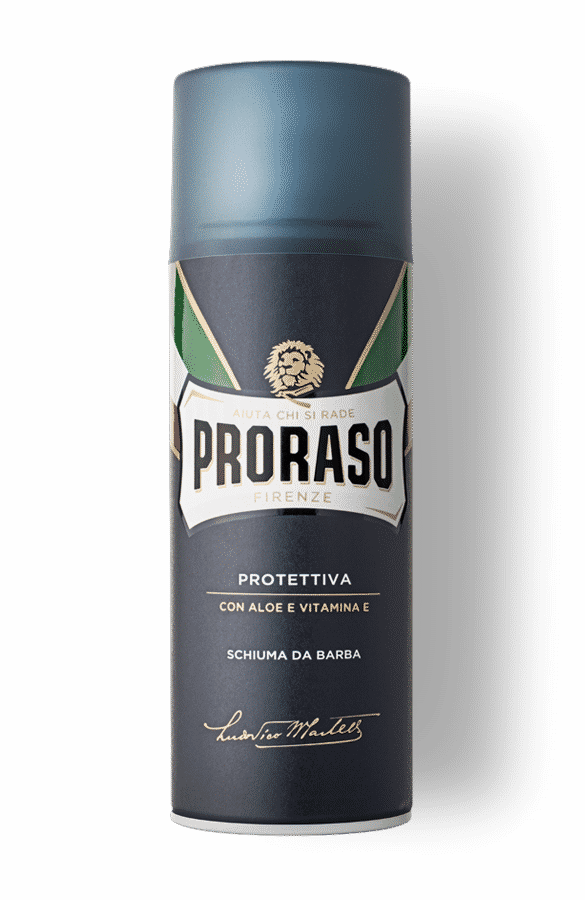 Proraso ochranná pěna na holení (Schiuma da Barba Protettiva con Aloe e Vitamina E) 400ml