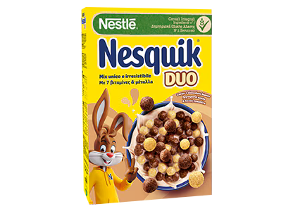 Nesquik cereálie DUO 325g