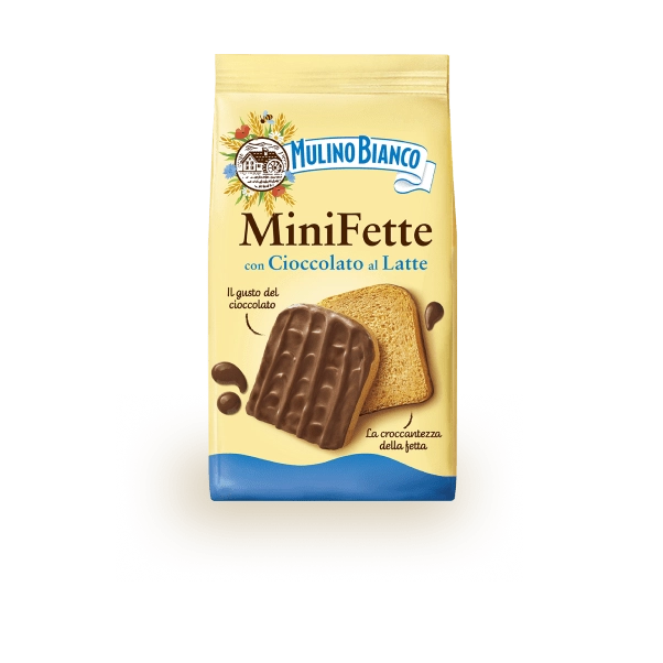 Mulino Bianco Mini Fette Biscottate Cioccolata al Latte 110g