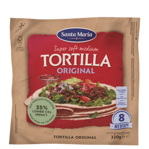 Santa Maria Tortilla original (8ks) 320g