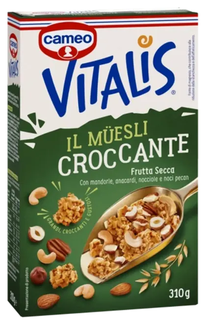 Cameo Vitalis křupavé müsli s ořechy (Croccante con Frutta Secca) 310g