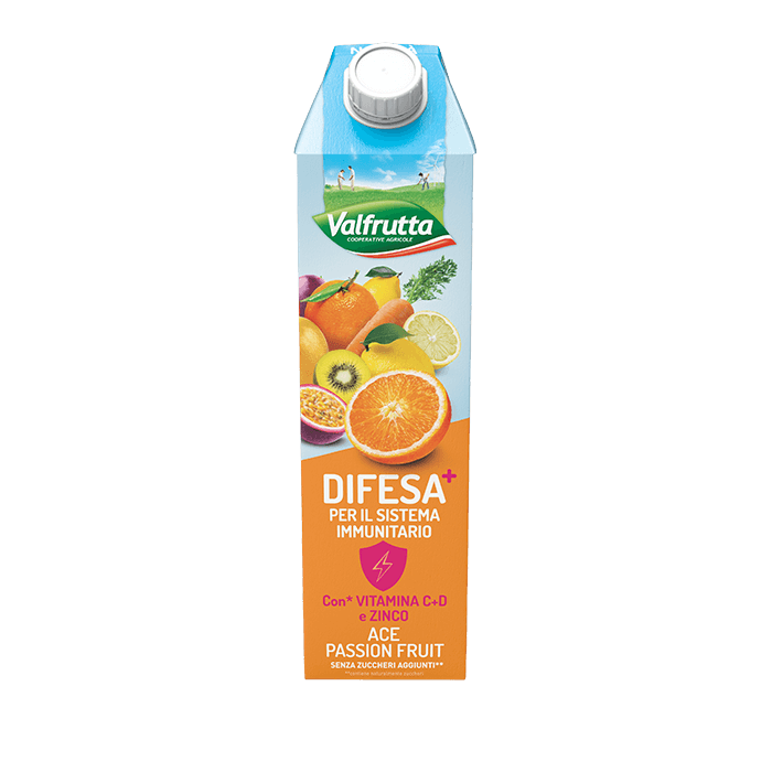 Valfrutta ovocná šťáva ACE s mučenkou (Difesa+ ACE passion fruit) 1l