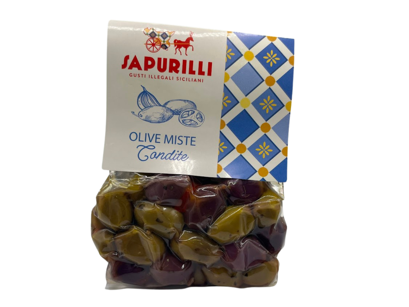 Sapurilli mix marinovaných oliv s bylinkami (Olive Miste Condite) 300g
