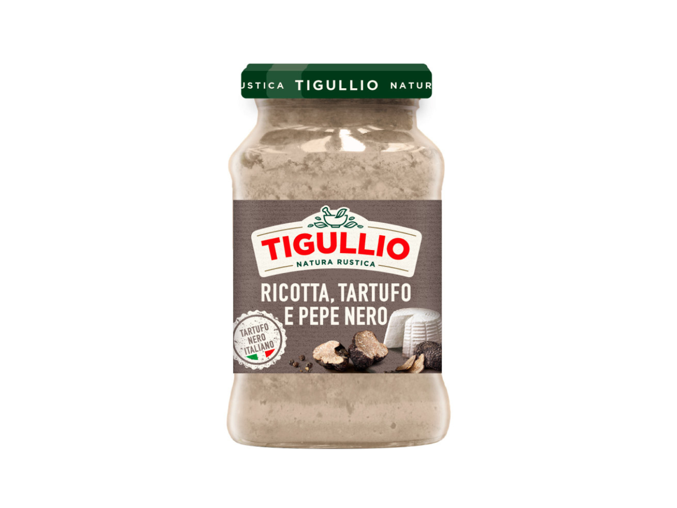 Tigullio Pesto s ricottou, lanýžem a černým pepřem (Ricotta Tartufo e Pepe Nero) 185g