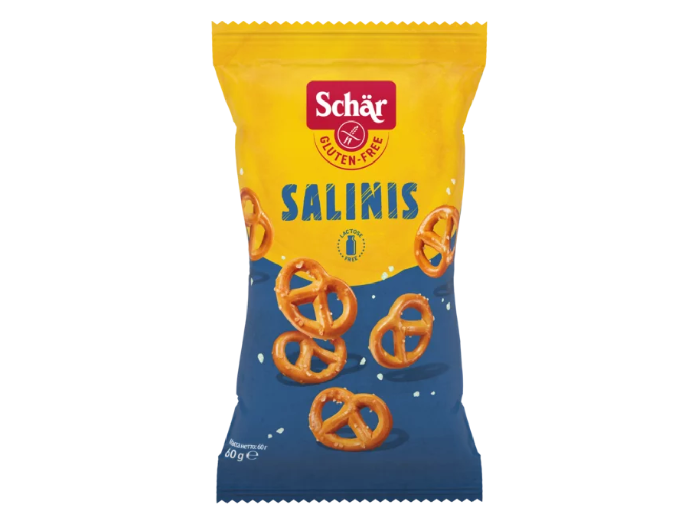 SCHÄR Salinis preclíky bez lepku 60 g