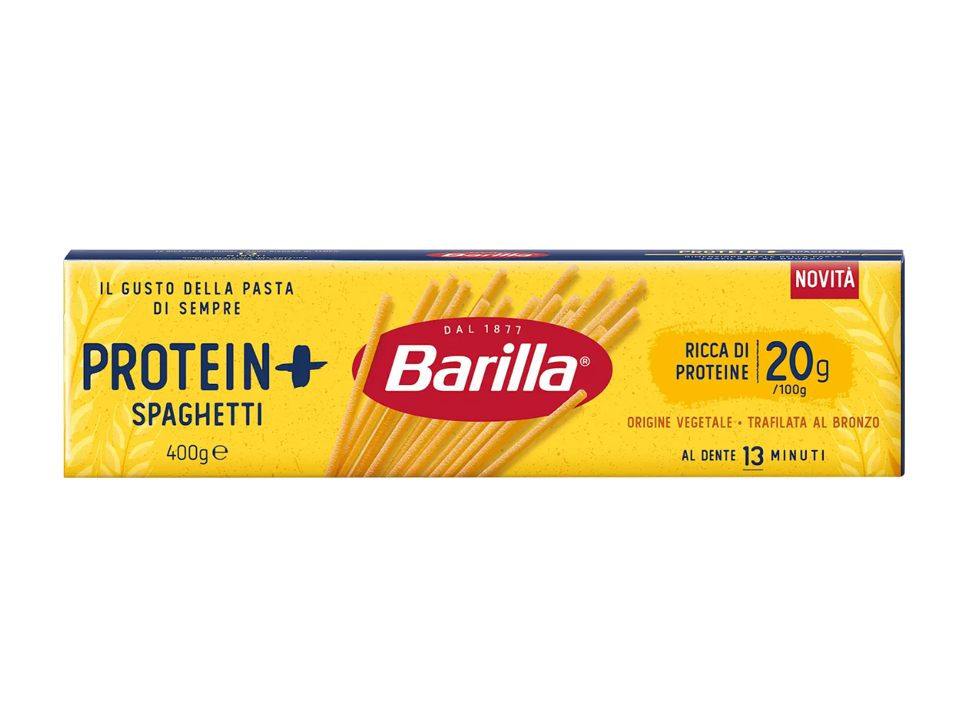 Barilla Spaghetti s vyšším obsahem proteinů (Protein Piu Spaghetti Pasta Ricca) 400g
