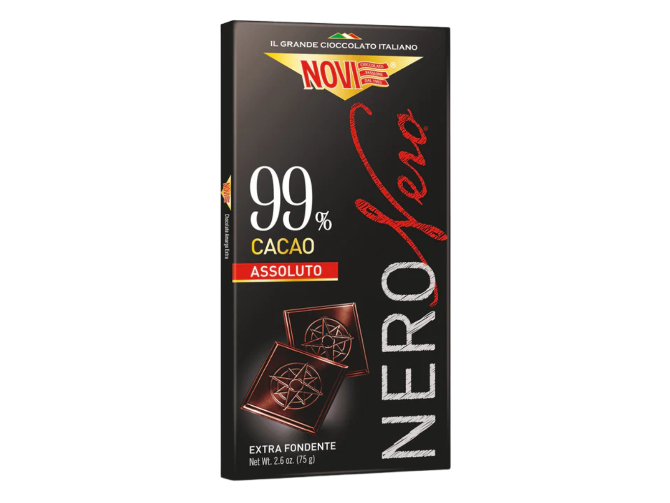 Novi NERO extrahořká čokoláda (Nero 99% cacao) 75g