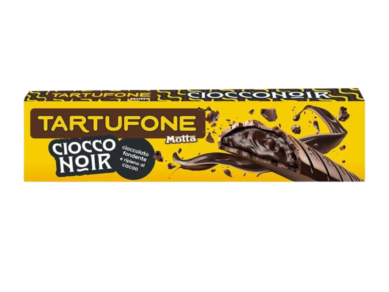 Motta Tartufone Hořká čokoláda s kakaovou náplní (Barra Ciocconoir) 150g