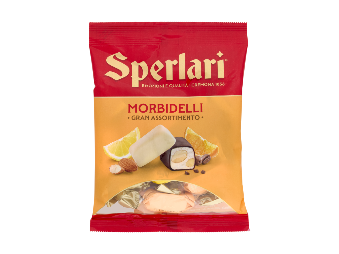 Sperlari Mandlové pralinky s čokoládou aovocem (Morbidelli Gran Assortimento) 117g