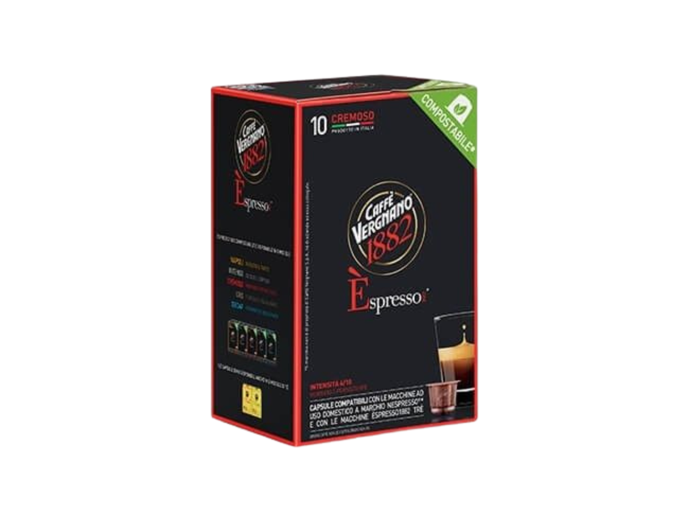 Vergnano kapsle Nespresso espresso 1882 Cremoso 10ks