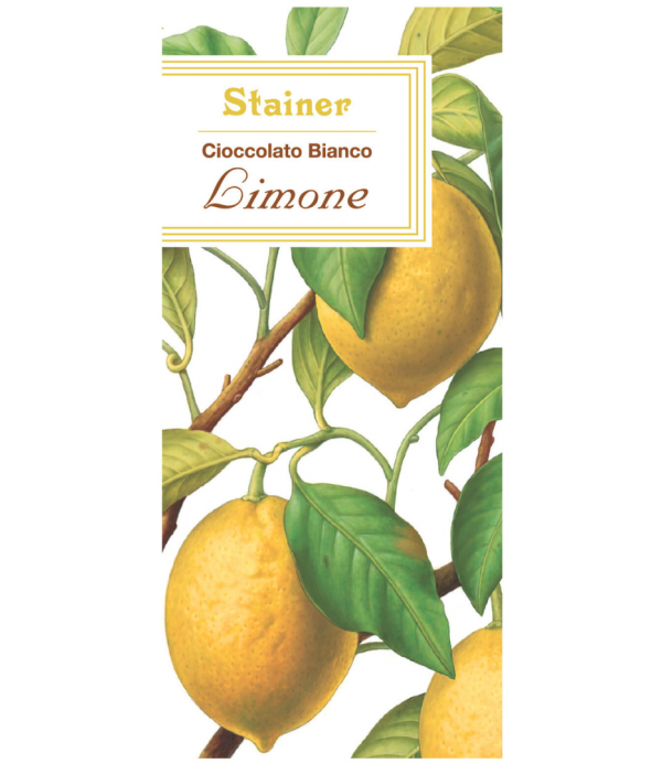 Stainer čokoláda bílá s citronem (Bianco con Limone) 50g