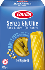 Barilla Tortiglioni Bezlepkové 400g
