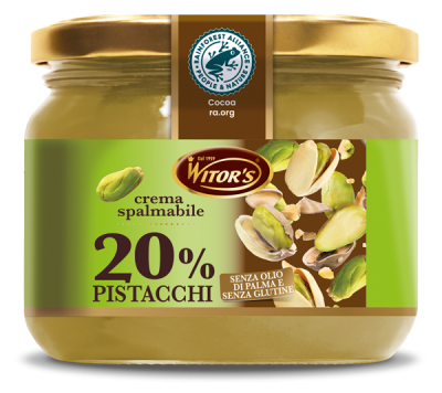 Witor's Pistáciový krém 20% (Crema spalmabile al pistacchio) 220g