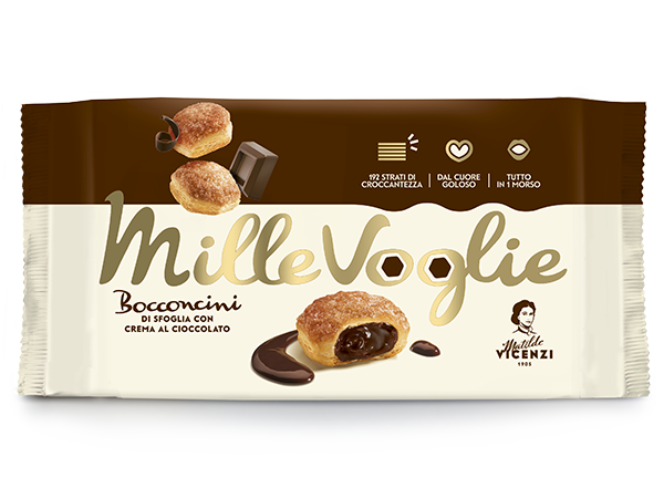 Vicenzi MilleVoglie čokoládovým krémem (crema al cioccolato) 100g