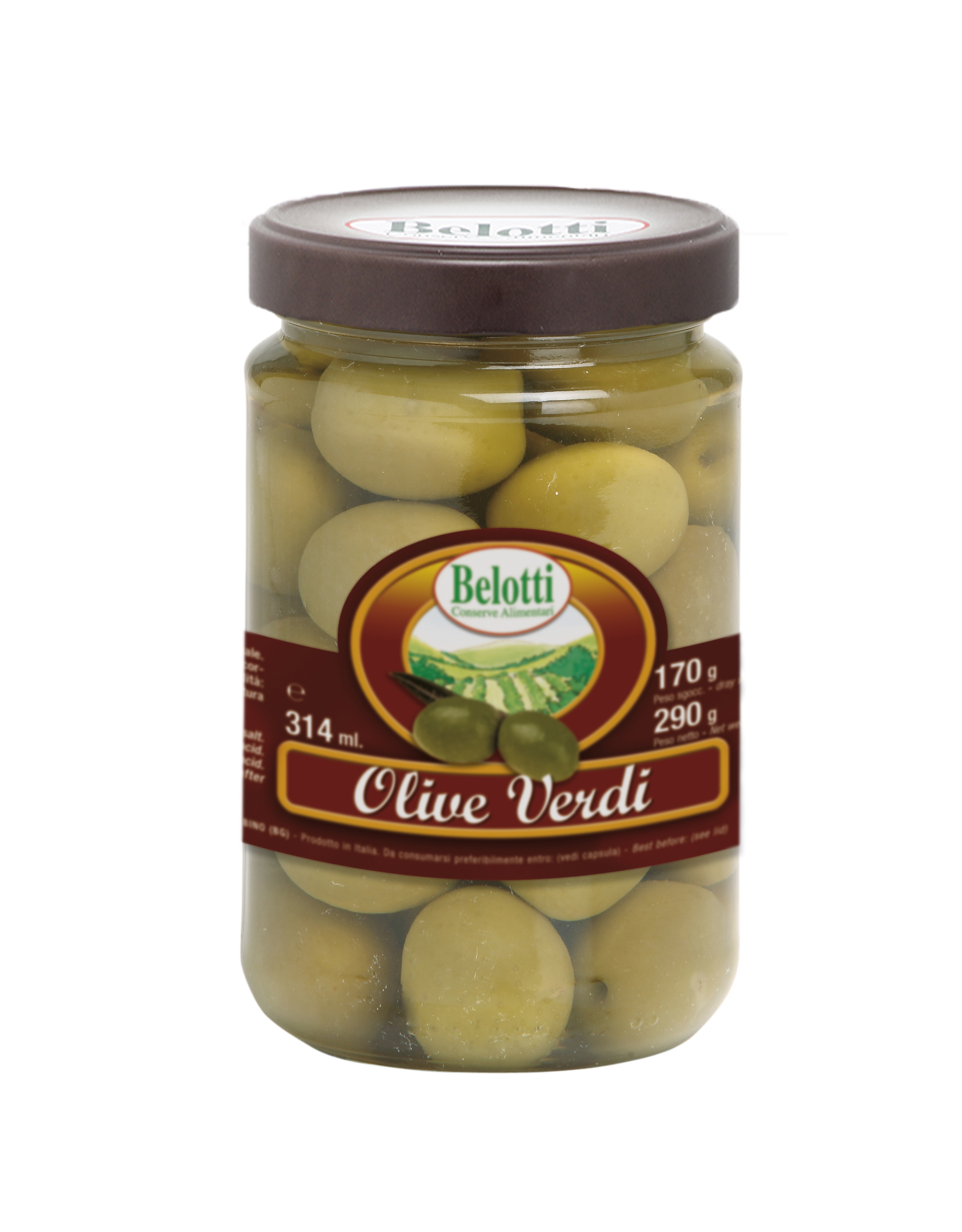 Belotti Zelené olivy (olive verdi) 314ml