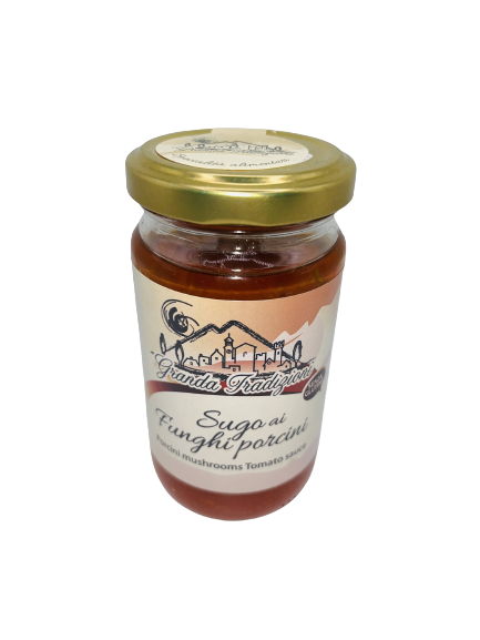 Granda Tradizioni Rajčatová omáčka s houbami - Sugo ai Funghi porcini 180g
