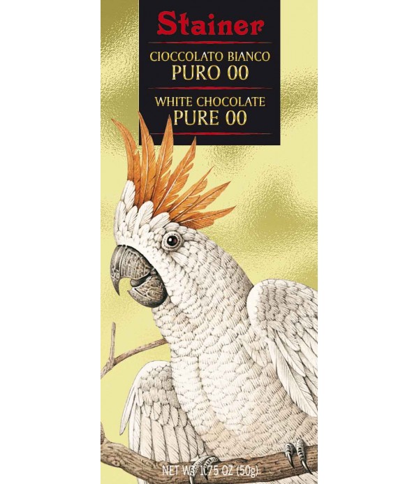 Stainer čokoláda bílá 42% (bianco puro 00) 50g