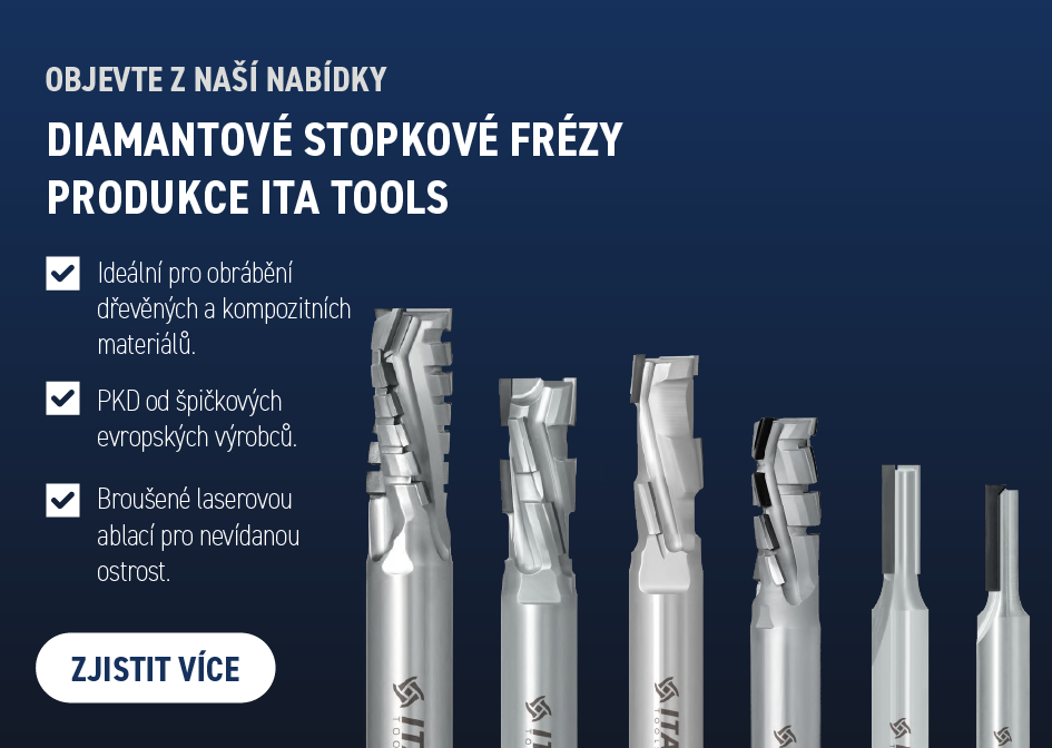 Diamantové stopkové frézy ITA TOOLS