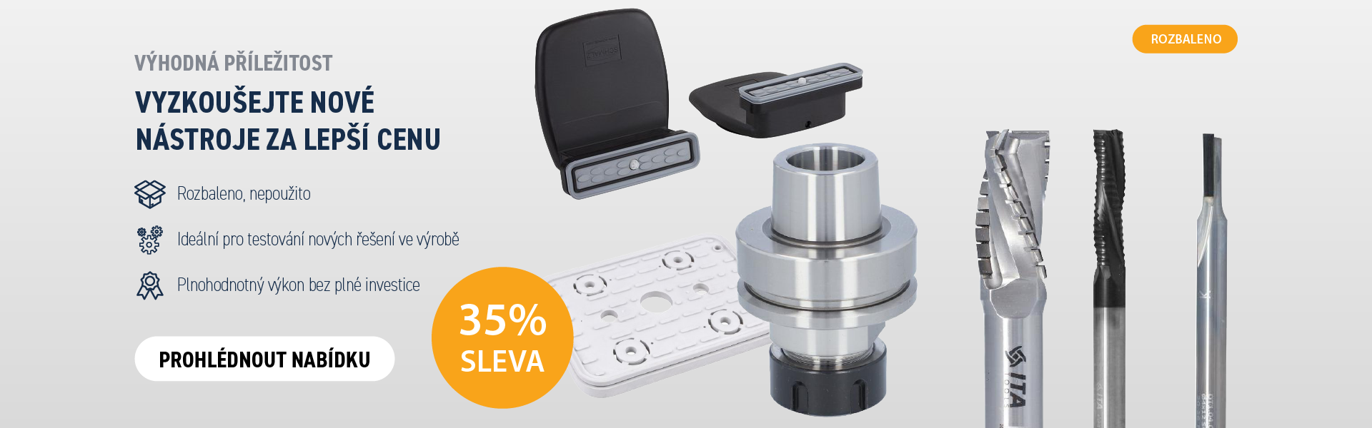 Rozbalené produkty za lepší ceny